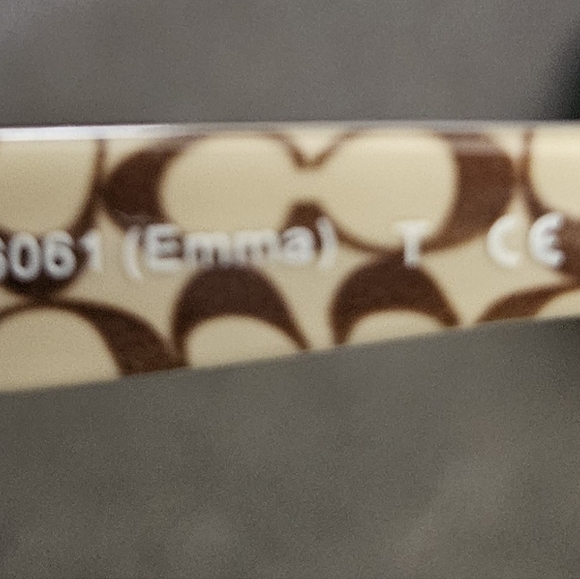 Coach RX glasses w/ case - Picture 2 of 5